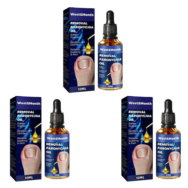 German Toenailplus Anti Paronychia Relief Oil For Damaged & Discolored Nails - 10ml Blue 3pcs on Productcaster.