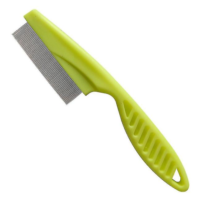 Scacv Dog Cat Flea Comb Multifunctional Pet Grooming Comb Professional Pet Massage Comb Green Small Size on Productcaster.