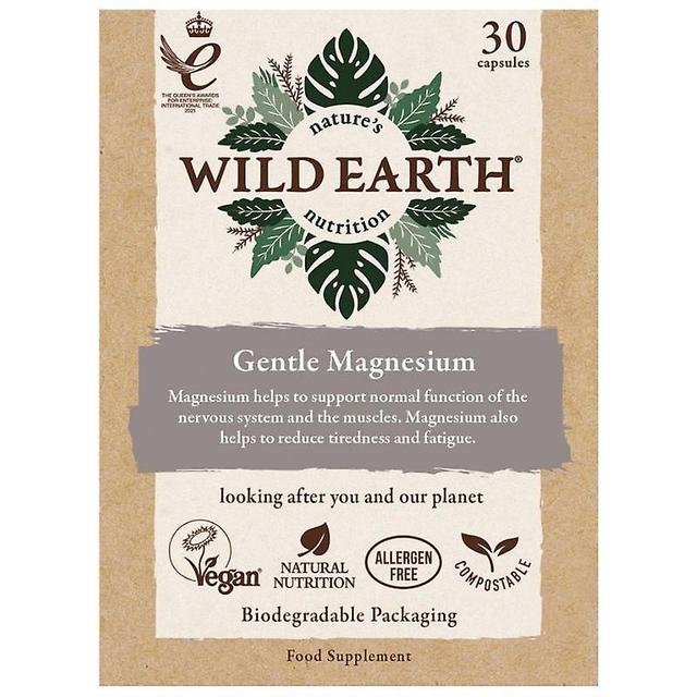 Wild Earth Gentle Magnesium Capsules 30 (148010) on Productcaster.