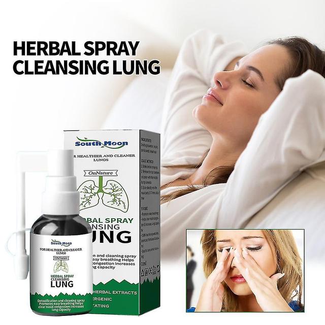 New Organic Herbal Lung Cleanse Repair Nasal Spray on Productcaster.