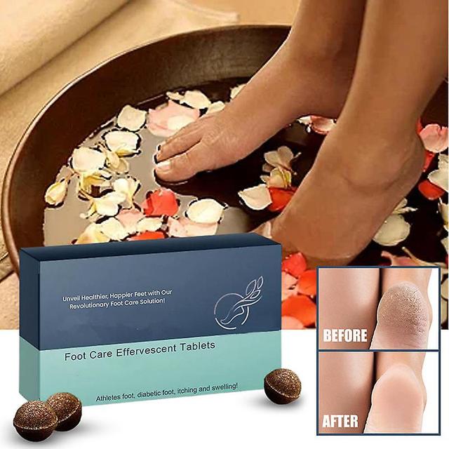 Foot Medication Effervescent Pills, Foot Bath Soak Pedicure Spa Pills, Body Detox Foot Soak Pills Prevent Dry Cracked Feet, Improve Sleep 3box-30pcs on Productcaster.