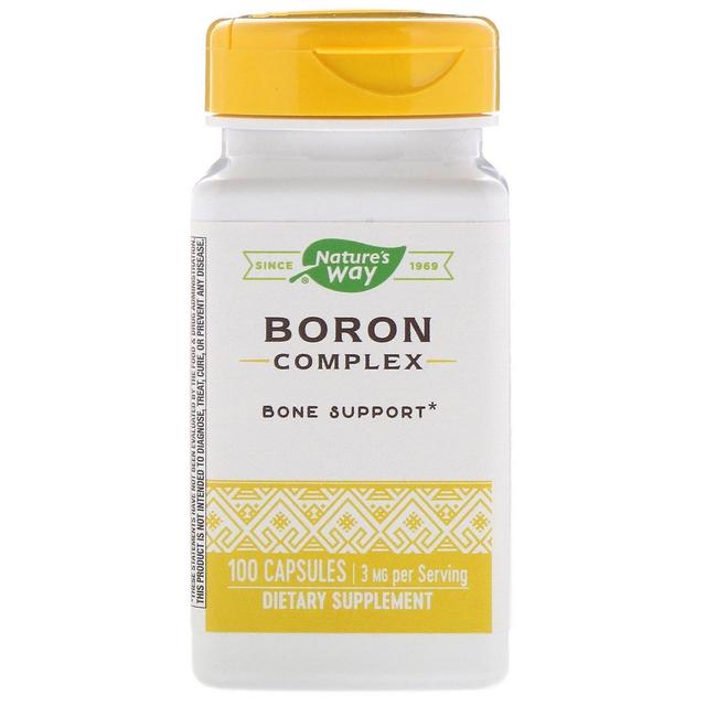 Nature's Way, Boron Complex, 3 mg, 100 Capsules on Productcaster.