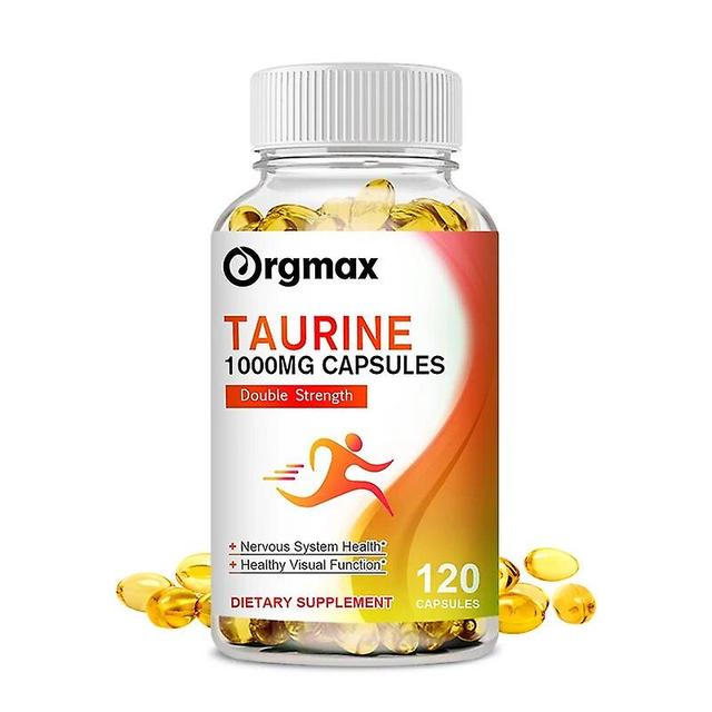 Orgmax Suplement Tauryny, Tauryna 1000mg, Aminokwasy, Wspomaganie Serca - Bezglutenowe TIB TIB . jedna butelka 120szt on Productcaster.