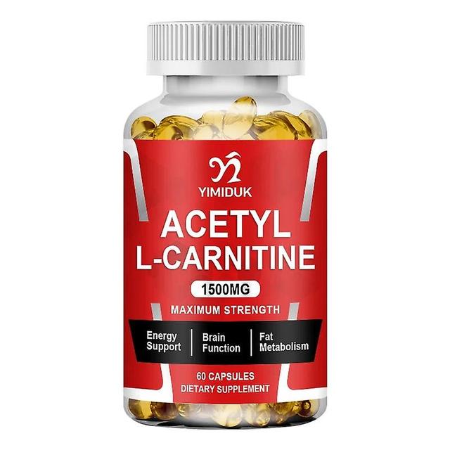 Sofirn Acetyl L-karnityna 1500mg Wysoka moc Wspomaga naturalną produkcję energii Wspomaga skupienie pamięci Zwiększ wydajność organizmu 60PCS on Productcaster.