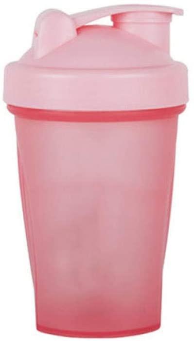 Dirtypigs Portable Plastic Drink Sports Shaker Bottle - Protein Powder Mixing Bottle pink on Productcaster.