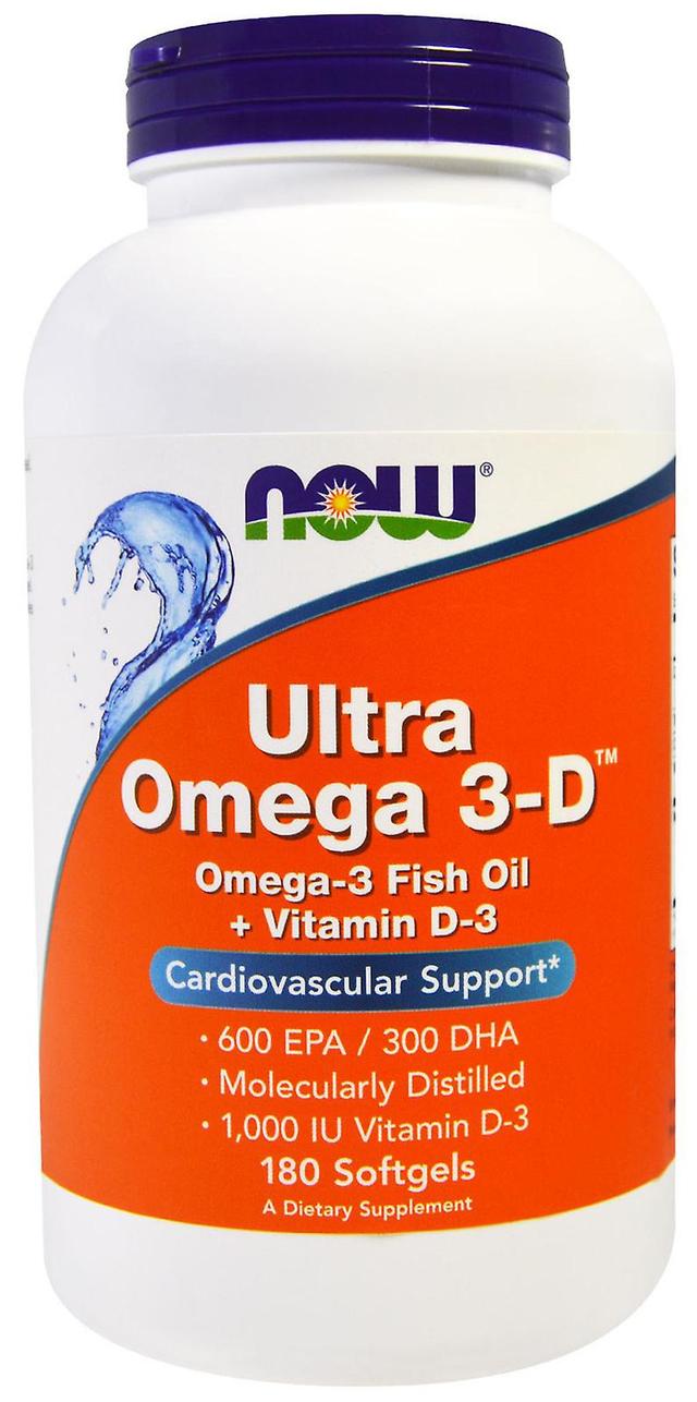 Now Foods Ultra Omega 3-D 180 Softgels on Productcaster.