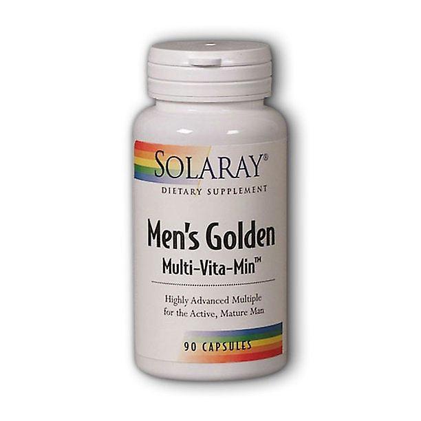 Solaray men's golden multi-vita-min capsules, 90 ct on Productcaster.