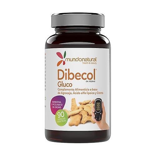 Mundo Natural Dibecol gluco 90 vegetable capsules on Productcaster.