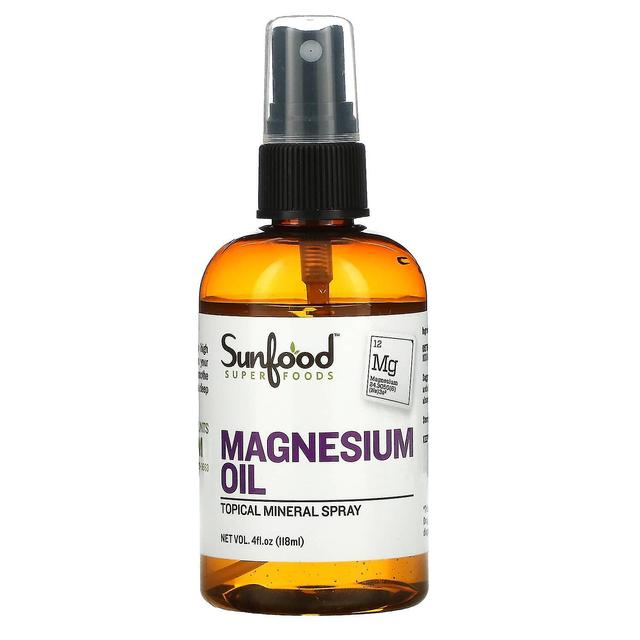 Sunfood Aurinkoruoka, magnesiumöljy, 4 fl oz (118 ml) on Productcaster.