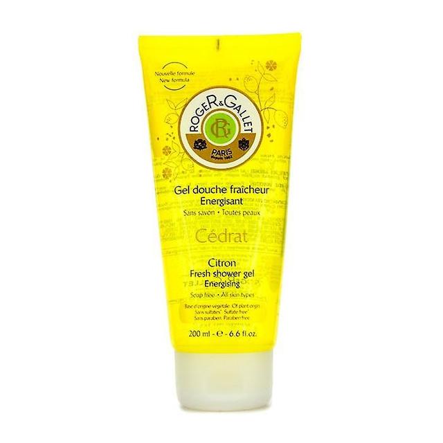 Roger & Gallet Cedrat (citron) fresh shower gel - 200ml/6.6oz on Productcaster.