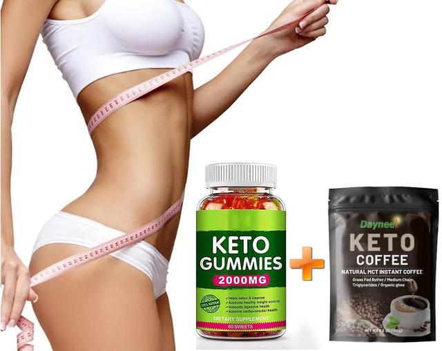 10g Ketogenic Coffee + 60 Ct Keto Gummies Keto Weight Loss Fat Burning Dietary Supplement Suitable For Men And Women on Productcaster.