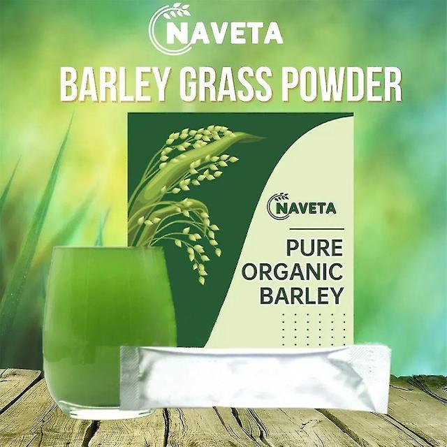 1/2/3/5boxes New Naveta Barley Grass Powder 100pure Organic 2boxes on Productcaster.