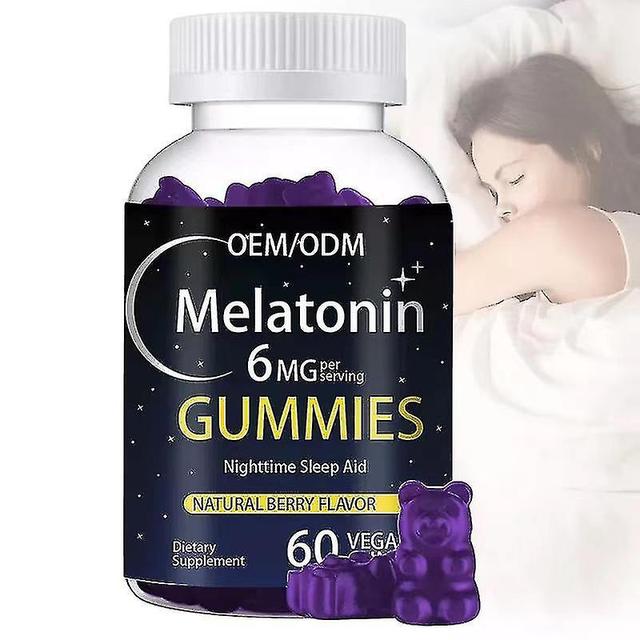 Melatonin 6 Mg Gummies Immune Plus Sleep Melatonin Vitamin Gummies-qq 3 pcs on Productcaster.