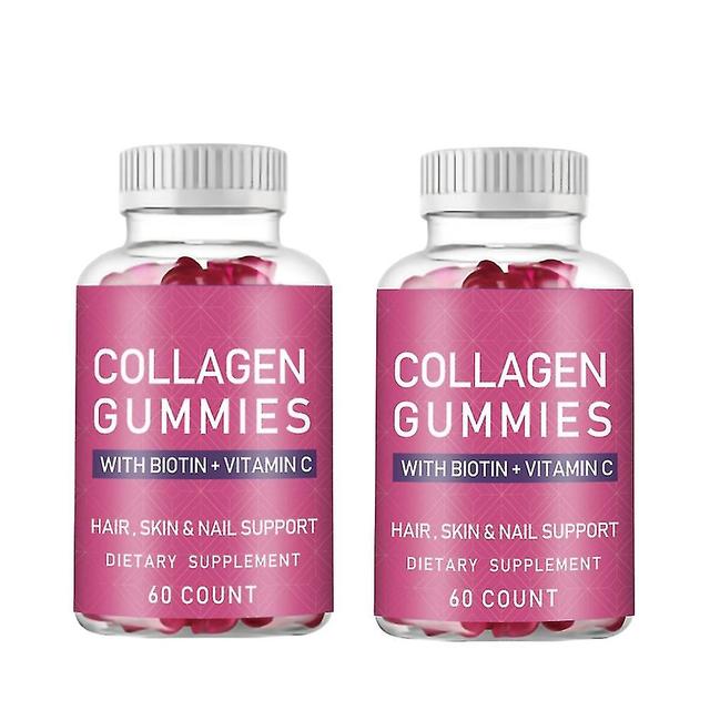 2x Collagen Biotin Gummies For Hair,skin,nails,premium Collagen Vitamin Supplement on Productcaster.