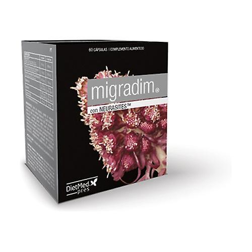 Dietmed Migradim with Neurasites 60 capsules on Productcaster.