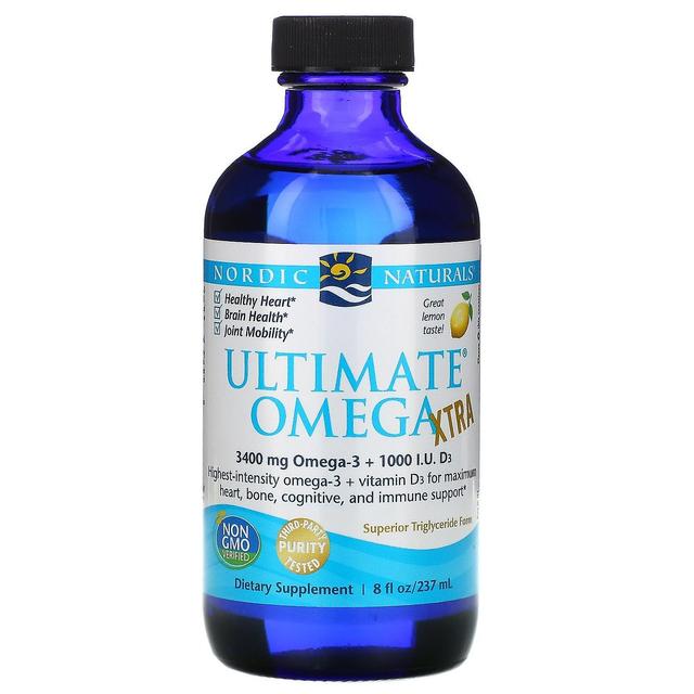 Nordic Naturals, Ultimate Omega Xtra, Lemon, 8 fl oz (237 ml) on Productcaster.