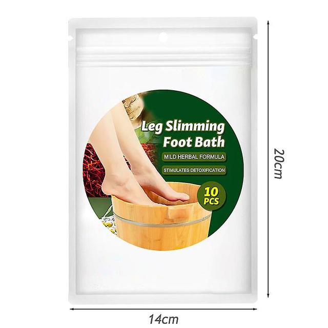 Wormwood Foot Bath Bag Kurkumaric Lymphatic Detox Foot Soak Bag Rozptýliť studenú vlhkosť Starostlivosť o nohy 40ks on Productcaster.