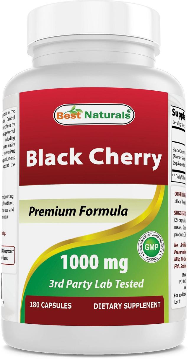 Best naturals black cherry 1000 mg 180 capsules on Productcaster.