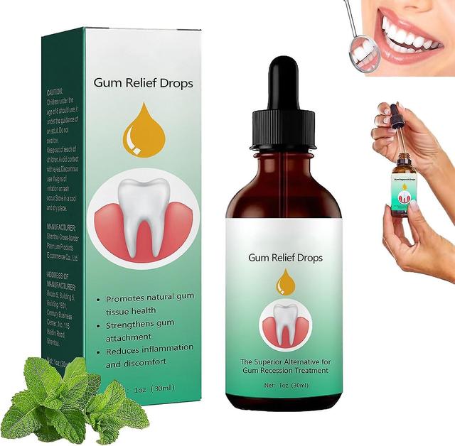 Wtowin Gum Regrowth Drops, Gum Therapy Drops, 30ml Gum Restoration Drops Gum Repair Regrowth Treatment For Receding Gum, Rejuvenate Gums 1pcs - 30ml on Productcaster.