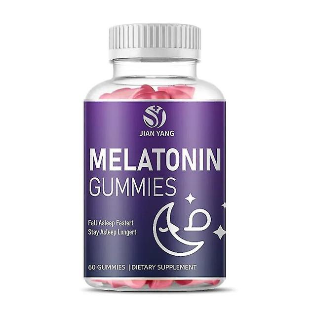 Mélatonine Gummies 10mg 20mg Adultes avec L-théanine, tryptophane, B6, B12 Extra Fort 1pc 60 Grains on Productcaster.