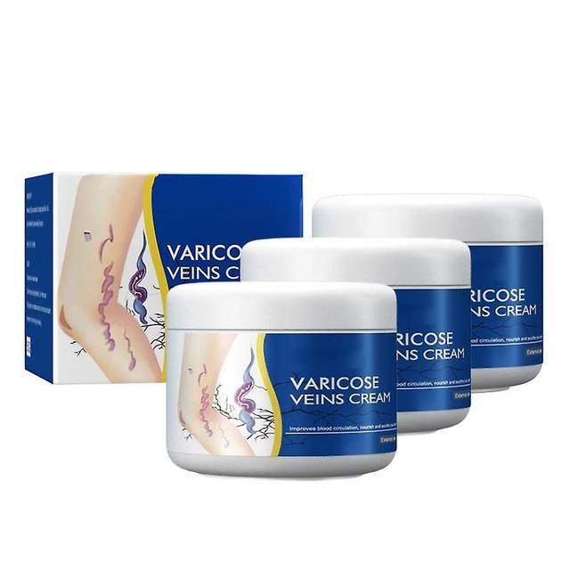 3Pcs Vein Care Fading Cream Varicose Veins Cream For Legs Veins Ointment on Productcaster.