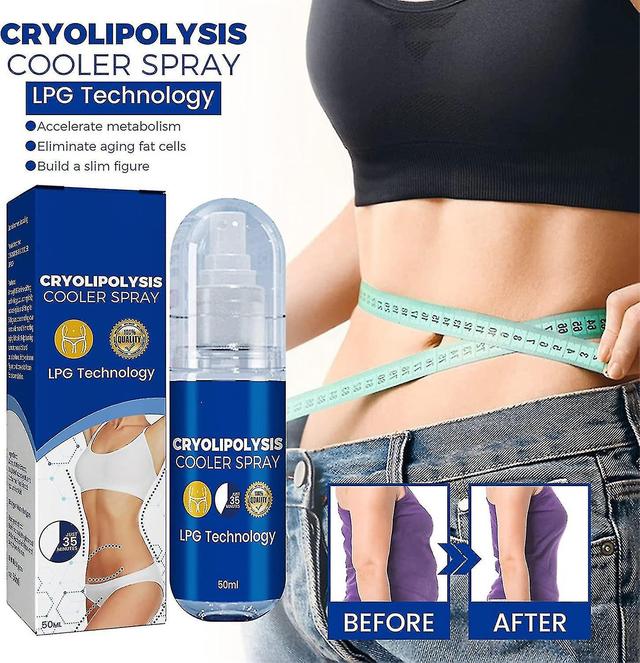 Lpg Technology Cryolipolysis Cooler Spray, Cryolipolysis Cooler Spray, Skin Tightening Belly Slimming Massage Oil 2Pcs on Productcaster.