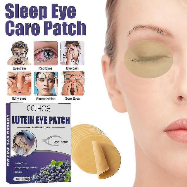 10/20 sztuk Blueberry Lutein Eye Patch Złagodzić zmęczenie oczu Krótkowzroczność Zimny kompres Sleep Eye Patch szt. on Productcaster.