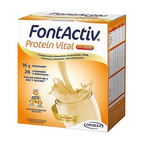 Fontactiv Protein Vital with HMB vanilla flavor 14 packets on Productcaster.