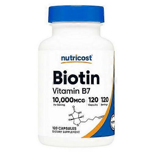 Nutricost Biotin Capsules ,10 Mg ,120 Count on Productcaster.