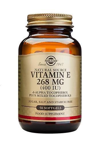 Solgar Vitamin E 268 mg (400 IU) Mixed Softgels, 50 on Productcaster.