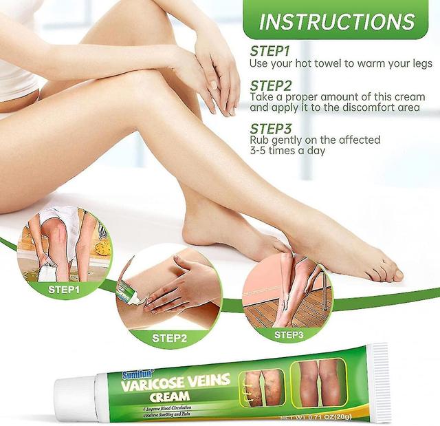 Moothing Varicose Cream Anti Varicose Leg Improve Circulat, 20ml 1pc on Productcaster.