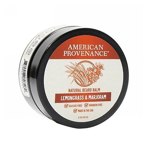 American Provenance Natural Beard Balm Lemongrass & Marjoram, 2 Oz (Pack of 1) on Productcaster.