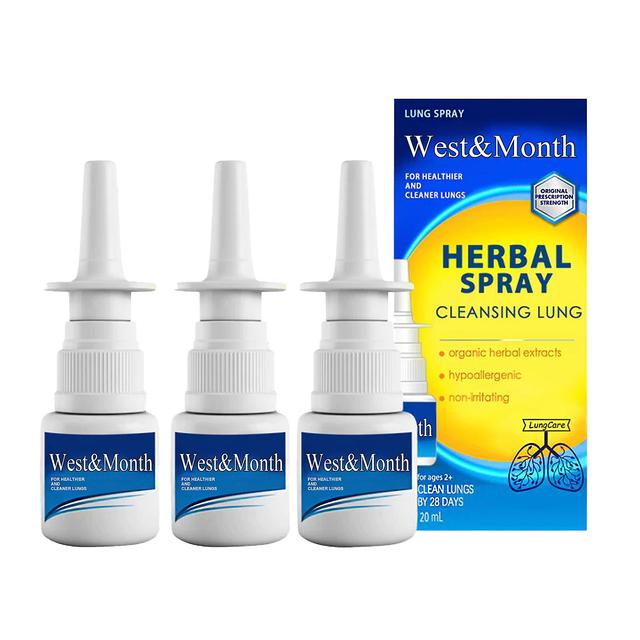 3pcs Organic Herbal Cleansing Nasal Spray 20ml on Productcaster.