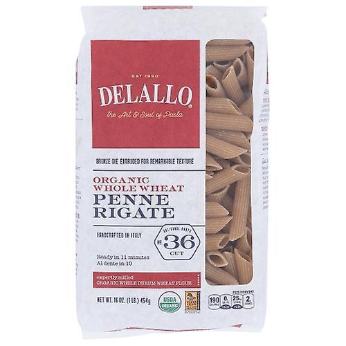 Delallo Pasta Whlwht Penne Rigate, Case of 16 X 16 Oz (Pack of 1) on Productcaster.