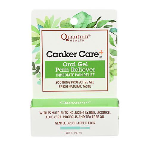 Quantum Health Cankercare+ Oral Gel Analgésique, Care+ Gel 0,33 Oz (Paquet de 6) on Productcaster.