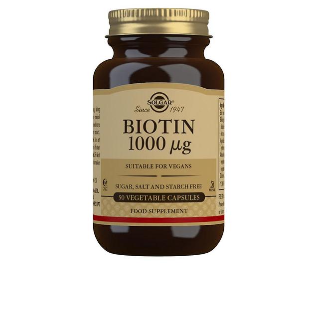 Solgar Biotin 1000 Μg 50 tabletter Unisex 50 comprimidos on Productcaster.