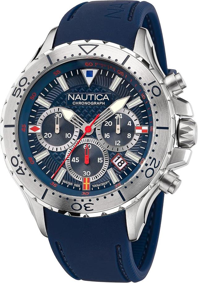 Nautica herenhorloge NAPNSF201 blauw on Productcaster.