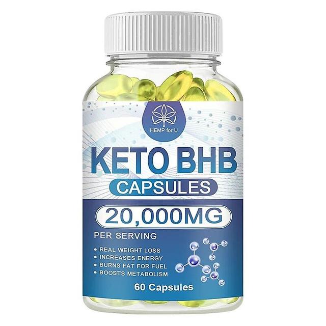 Eccpp Bhb Keto Capsule For Adult Men&women Slimming Product Lose Weight Appetite Inhibitors Fat Burner Gym Supplement Fast Burning Fat 60pcs on Productcaster.