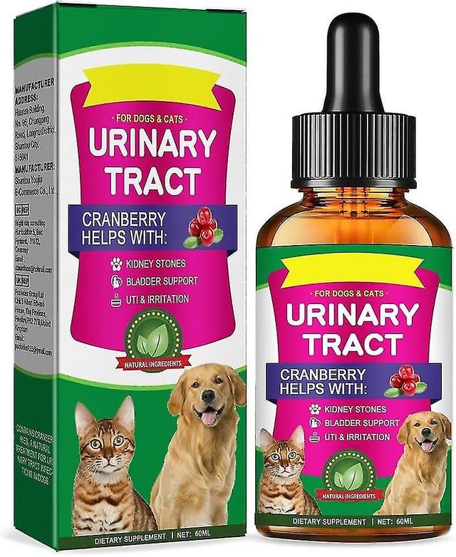 Cat & Dog Urinary Tract Infection Treatment,Natural UTI Care Drops,Kidney and Bladder Support Supplement, Prevention 1 Pcs on Productcaster.