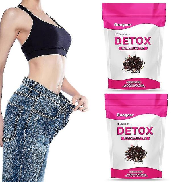 56pcs Detox Tea - volledig natuurlijk, ondersteunt een gezond gewicht, helpt een opgeblazen gevoel te verminderen on Productcaster.