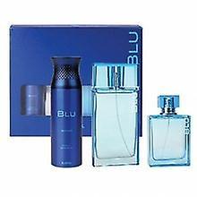 Ajmal - Blu Gift Set EDP 90 ml, Deodorant Spray 200 ml og Cologne 100 ml 90 ml on Productcaster.