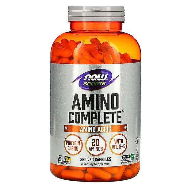 Now Foods, Sports, Amino Complete, 360 Veg Capsules on Productcaster.