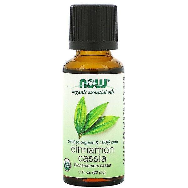 Now Foods, Organic Essential Oils, Cinnamon Cassia, 1 fl oz (30 ml) on Productcaster.