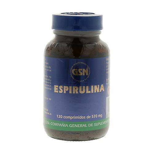 GSN Spirulina 120 tablets of 300mg on Productcaster.