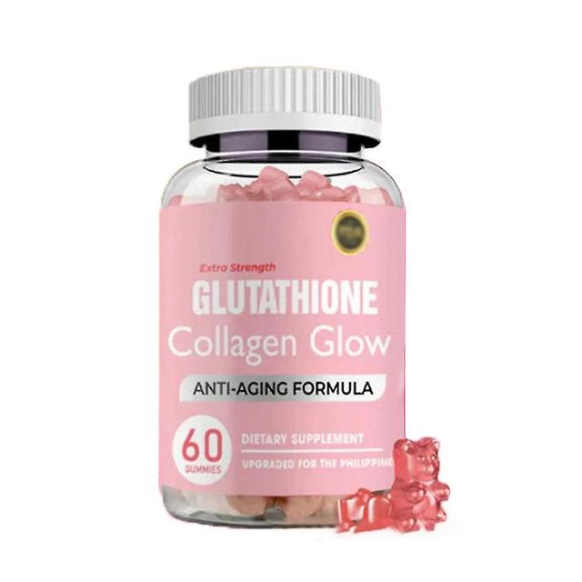 Caramelle gommose sbiancanti per la pelle 60 pezzi di glutatione Collagene Glow Anti-invecchiamento AUS~ on Productcaster.