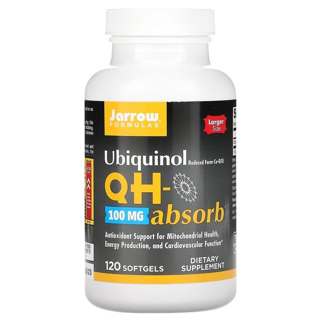 Jarrow Formulas, Ubiquinol, QH-Absorb, 100 mg, 120 Softgels on Productcaster.