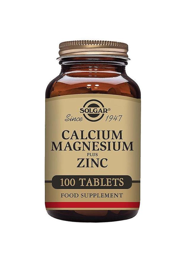 Solgar calcium magnesium plus zinc 100's on Productcaster.