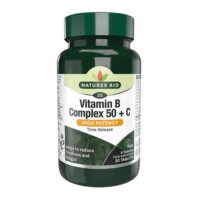 Natures aid vitamin b complex 50 + c 30's on Productcaster.