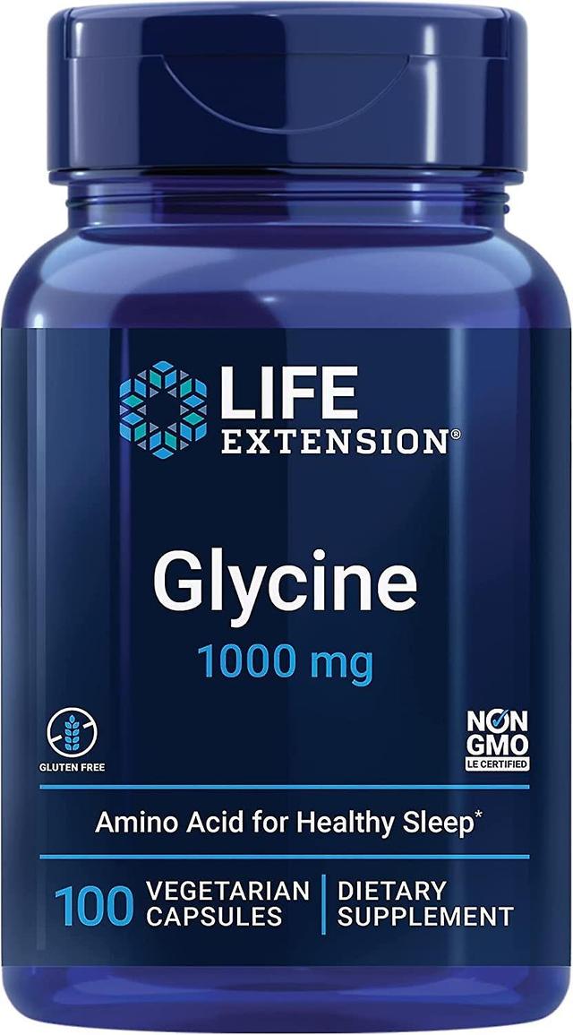 Life Extension Glycine 1000 mg 100 Vegetarian Capsules on Productcaster.