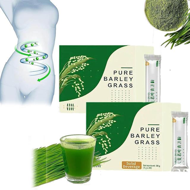 Wtowin Barley Grass Powder 100% Pure & Organic, Naveta Pure Organic Barley For Losing Weight Fast Results 2pack-40pcs on Productcaster.